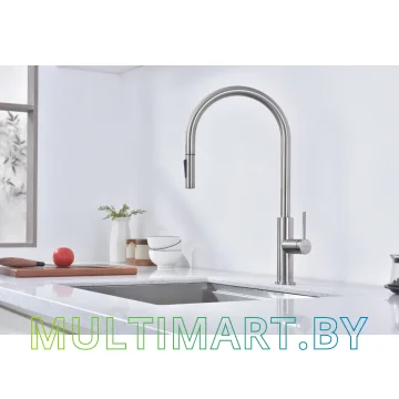 Смеситель Paulmark Senso Se215180-BS (брашированная сталь) картинка 2